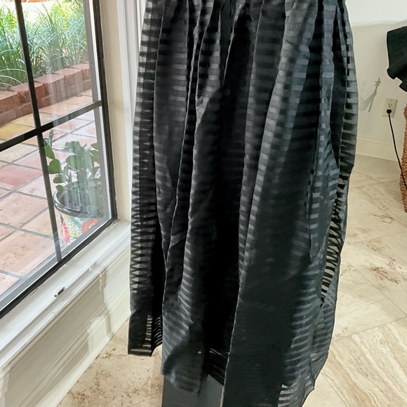 Designer Lilli Diamond of California,1950’s Glam Maxi Black Skirt 
Size Small - Picture 2 of 6